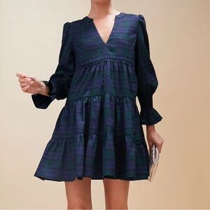 Tuckernuck Blackwatch Plaid Kenzo Dress